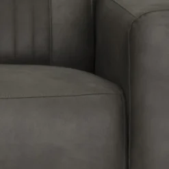 Outlet HomingXL 3 zitsbank - Bolero - leer Kentucky antraciet 01