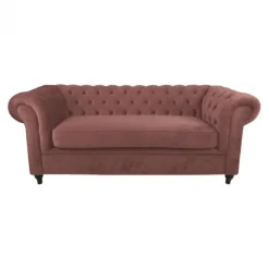 Outlet Dutch by HomingXL 2,5 zitsbank - Giethoorn - Kronos fluweel roze 29