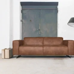 Best HomingXL 2 zitsbank - Lambada - leer Colorado cognac 03