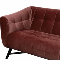 Clearance Bo Lundgren 3 zitsbank - Rang - velours Juke carmine 36