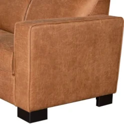 Discount HomingXL 2 zitsbank - Shuffle - stof Missouri cognac 03