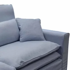 Outlet Bo Lundgren 3,5 zitsbank Lösa - stof Siena Baby blauw 611