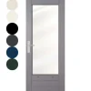 Sale Austria Achterdeur IsoTherm 1400 - Outdoor 40 stomp voorbehandeld grijs - Borstwering 40 cm