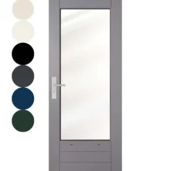 Sale Austria Achterdeur IsoTherm 1400 - Outdoor 40 stomp voorbehandeld grijs - Borstwering 40 cm