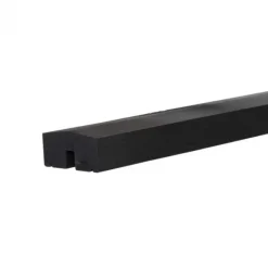 Online Plus Danmark Afsluitplank vuren tbv rabatsysteem - voor Plus Plank en Klink zwart (174 cm)