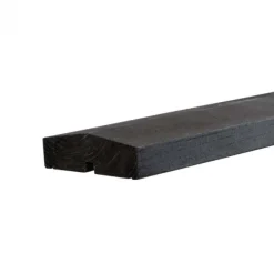 Clearance Plus Danmark Afsluitplank vuren tbv rabatsysteem - voor Plus Plank en Klink zwart (200 cm)