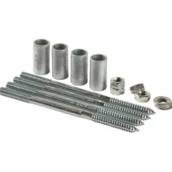 Discount Plus Danmark Afstandshouders beslagset gegalvaniseerd staal (4 stuks)