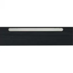 Sale Bo Lundgren Afwerklijst onderkant - Ledstrip warm wit - Vasteras Zwart Houtnerf - 140 x 5,5 cm