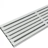 Clearance Elephant Aluminium drainagerooster 2,5 x 14,5 cm zilver (3 mtr)