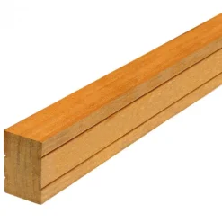 Elephant Balk hardhout bankirai 40 x 60 mm - geschaafd v-groef