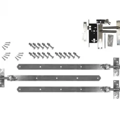 Outlet TrendHout Beslagset blank verzinkt - opgeklampte deur enkel XL