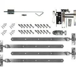 Sale TrendHout Beslagset blank verzinkt - opgeklampte deur dubbel