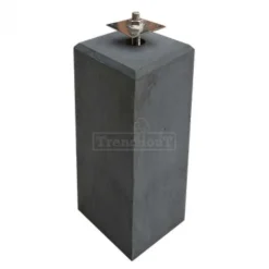 Outlet TrendHout Betonpoer glad (17 x 17 x 58 cm) incl. RVS stelanker