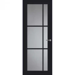 Online Svedex Binnendeur - Front - FR504 - Hoogwaardig afgelakt zwart