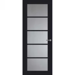 Sale Svedex Binnendeur - Front - FR516 - Hoogwaardig afgelakt zwart