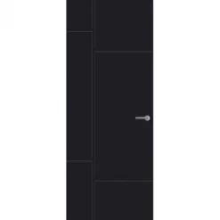 Outlet Svedex Binnendeur - Front - FR550 - Hoogwaardig afgelakt zwart