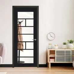 Clearance Svedex Binnendeur - Front - FR505 - Hoogwaardig afgelakt zwart