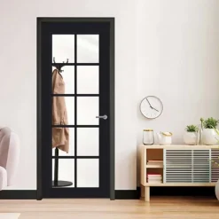 Sale Svedex Binnendeur - Front - FR512 - Hoogwaardig afgelakt zwart