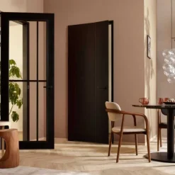 Online Svedex Binnendeur - Front - FR552 - Hoogwaardig afgelakt zwart