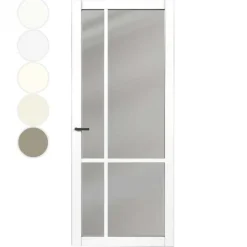 New Austria Binnendeur - Nero Legno - Asti Tinto - Voorbehandeld wit