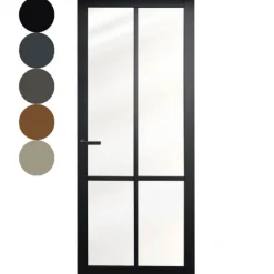 New Austria Binnendeur - Nero Legno - Brescia - Hoogwaardig voorgelakt zwart