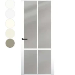 Austria Binnendeur - Nero Legno - Brescia Tinto - Voorbehandeld wit