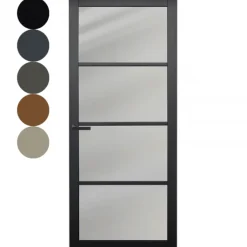 Hot Austria Binnendeur - Nero Legno - Chiari Tinto - Hoogwaardig voorgelakt zwart