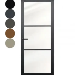 Hot Austria Binnendeur - Nero Legno - Genova - Hoogwaardig voorgelakt zwart