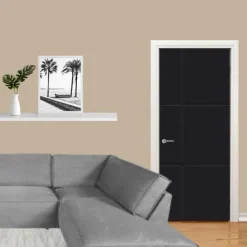 Clearance Svedex Binnendeur - Nova Design - NDB956 - Hoogwaardig afgelakt zwart