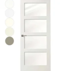 Online Austria Binnendeur - Svenska - Dahl - Hoogwaardig voorgelakt wit