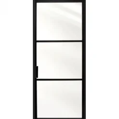 Online Austria Binnendeur kozijn combinatie - Nero Industriale - Milano - Zwart gepoedercoat aluminium