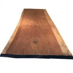 Sale HomingXL Boomstam tafelblad - Massief Angelyn onbehandeld - Dikte 5 cm