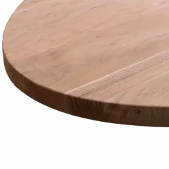 Discount HomingXL Boomstamtafel ovaal massief Acacia - 240 x 110 cm - Bladdikte 4 cm - Matrixpoot