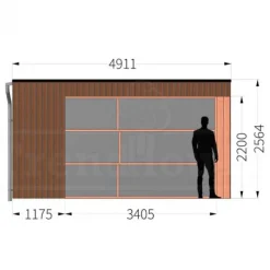 Discount TrendHout Buitenverblijf Capri - 5 meter diep