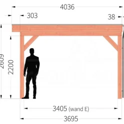 Best TrendHout Buitenverblijf Mensa - 4 meter diep