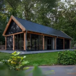 TrendHout Buitenverblijf Zadeldak XXL - 6 meter diep