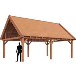 TrendHout Buitenverblijf Zadeldak XXL - 6 meter diep