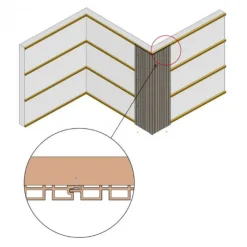 Clearance C-Wood Composiet gevelbekleding rhombus ipe - 33 x 169 mm