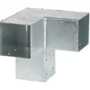 Hot Plus Danmark Cubic hoekstuk dubbel tbv paal 9 x 9 cm
