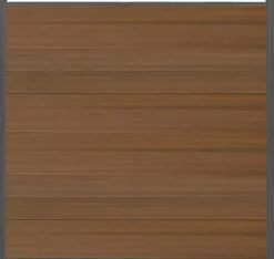 Outlet C-Wood Schutting composiet co-extrusie Como teak met antraciet aluminium kader (180 x 180 cm)