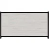 Outlet C-Wood Schutting composiet co-extrusie Como beige met zwart aluminium kader (180 x 90 cm)
