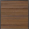 New C-Wood Schutting composiet co-extrusie Garda teak met antraciet aluminium kader (180 x 180 cm)