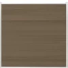C-Wood Schutting composiet co-extrusie Garda vergrijsd bruin met blank aluminium kader (180 x 180 cm)
