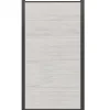 Online C-Wood Schutting composiet co-extrusie Como beige met antraciet alu kader (90 x 180 cm)