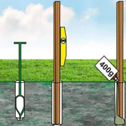New C-Wood Schutting set composiet Stijl antraciet met antraciet aluminium frame (7,54 meter)