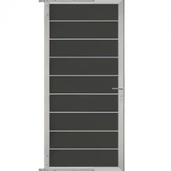 Sale C-Wood Tuindeur aluminium blank frame Modular - composiet antraciet (90 x 200 cm)