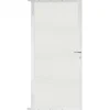 Clearance C-Wood Tuindeur aluminium wit frame Modular - composiet co-ex wit (90 x 180 cm)