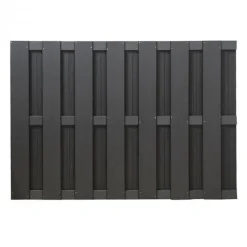 C-Wood Tuinhek set composiet Bari antraciet met antraciet aluminium frame (3,81 mtr)