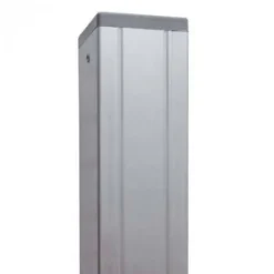 C-Wood Tuinhek set composiet antraciet Design met blank alu frame (7,54 mtr)