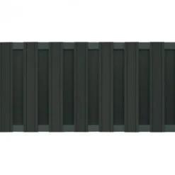 New C-Wood Tuinhek set composiet Stijl antraciet met antraciet aluminium frame (3,81 mtr)